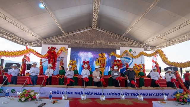 Khởi công Nhà máy điện năng lượng mặt trời hơn 6.200 tỷ đồng tại Bình Định (Ảnh Internet)