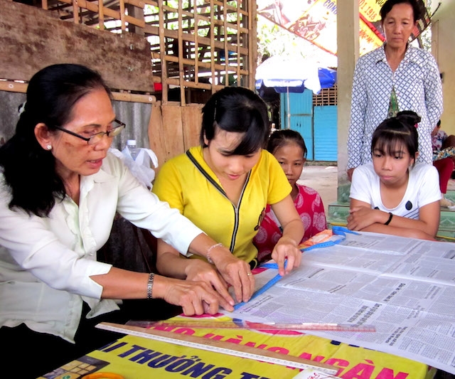 Các lớp học đào tạo nghề thường xuyên được tổ chức.