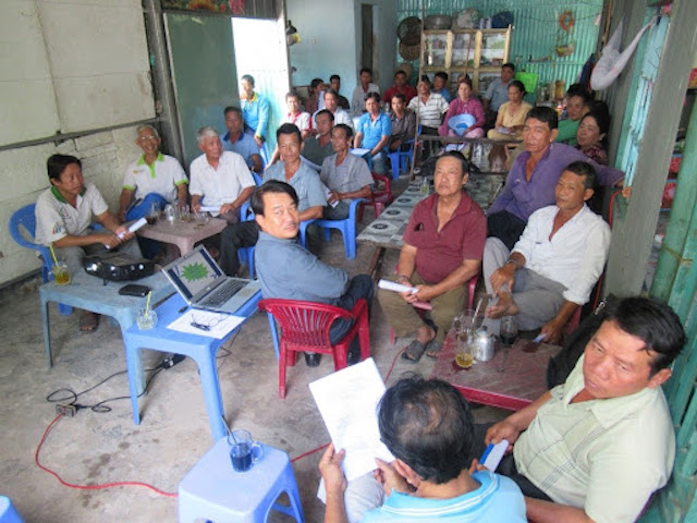Một buổi chia sẻ kỹ thuật sản xuất bền vững ở HTX Vĩnh Trạch