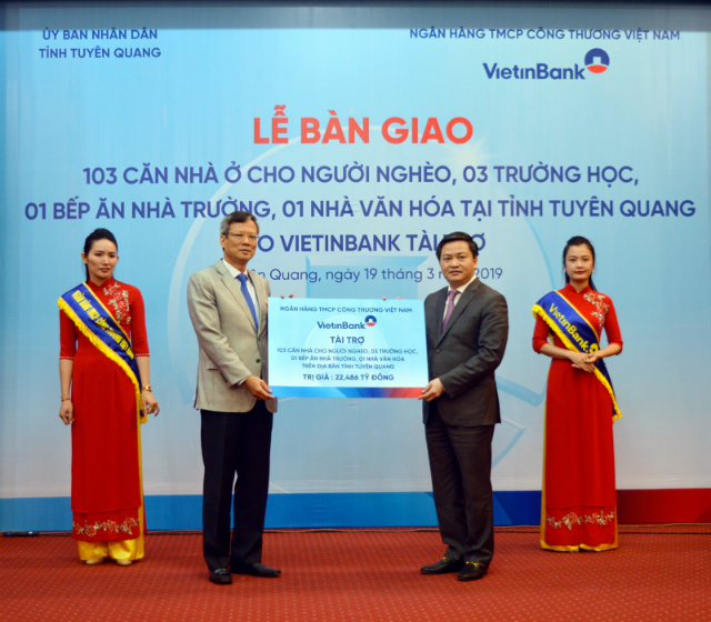 Không chỉ hoàn thành xuất sắc nhiệm vụ chính trị và công tác xây dựng Đảng, VietinBank còn tiên phong trong việc thực hiện có hiệu quả công tác an sinh xã hội.