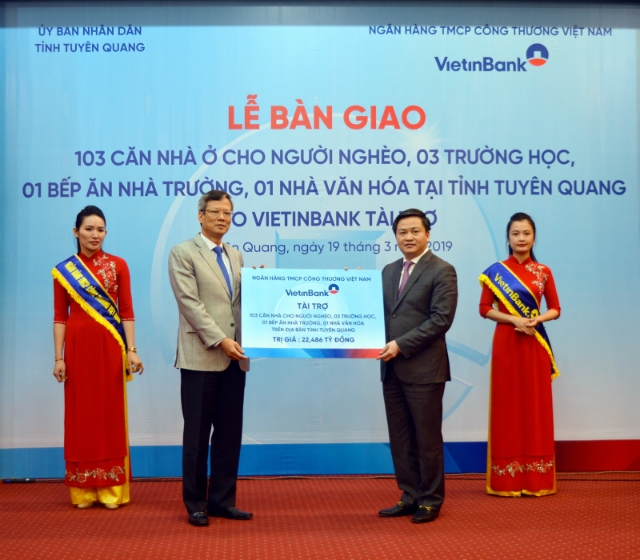 Không chỉ hoàn thành xuất sắc nhiệm vụ chính trị và công tác xây dựng Đảng, VietinBank còn tiên phong trong việc thực hiện có hiệu quả công tác an sinh xã hội.