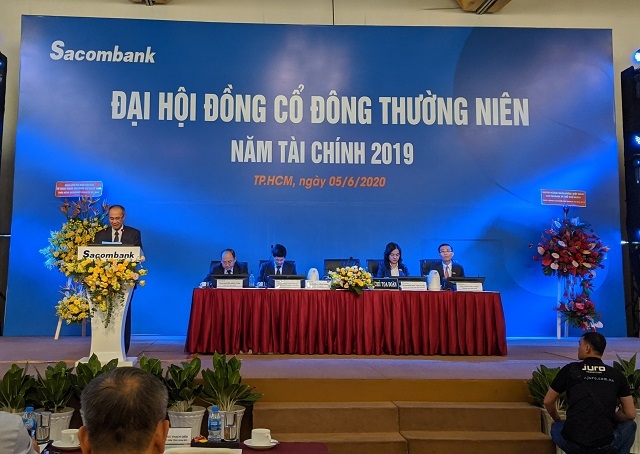 Ngân hàng Sacombank tổ chức ĐHĐCĐ thường niên năm tài chính 2019 theo hình thức trực tuyến