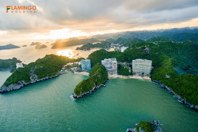 Tại Flamingo Cát Bà Beach Resort du khách có thể tận hưởng trọn vẹn không khí trong lành của biển