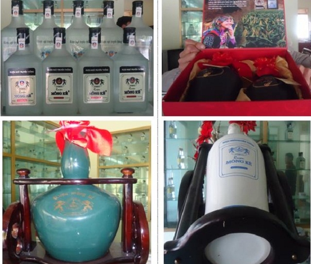 Rượu Mông Kê được đóng chai trước khi đưa ra thị trường (Ảnh:TL)
