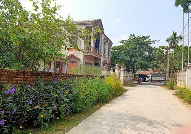 Một khu dân cư nông thôn mới ở xã Hòa Cuông (Ảnh:TL)