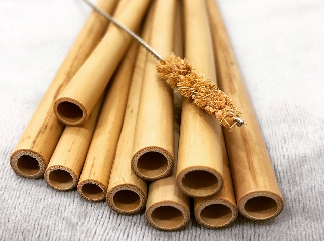 Ống hút từ tre góp phần bảo vệ môi trường