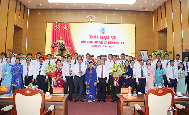 Ban Chấp hành khoá VI, nhiệm kỳ 2020-2025 Liên minh HTX tỉnh Phú thọ ra mắt Đại hội