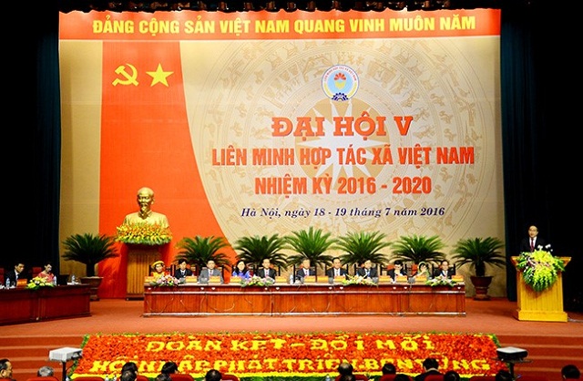 Đại hội V Liên minh HTX Việt Nam nhiệm kỳ 2016-2020