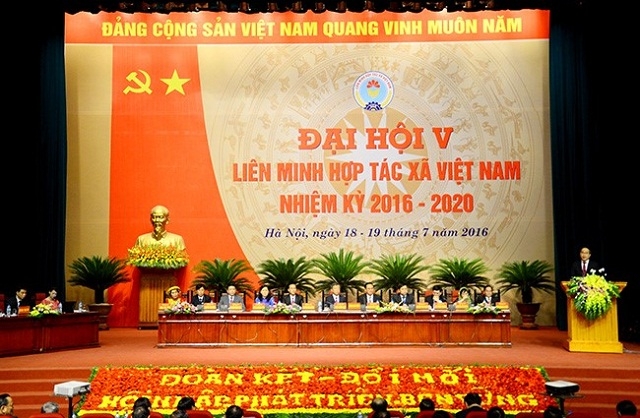 Đại hội V Liên minh HTX Việt Nam nhiệm kỳ 2016-2020