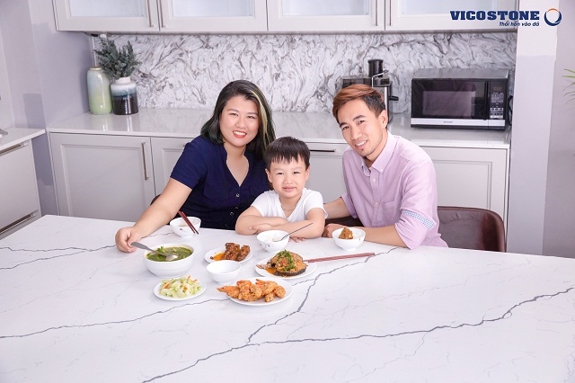 Sản phẩm đá thạch anh Vicostone được nhiều gia lựa chọn và ưa thích