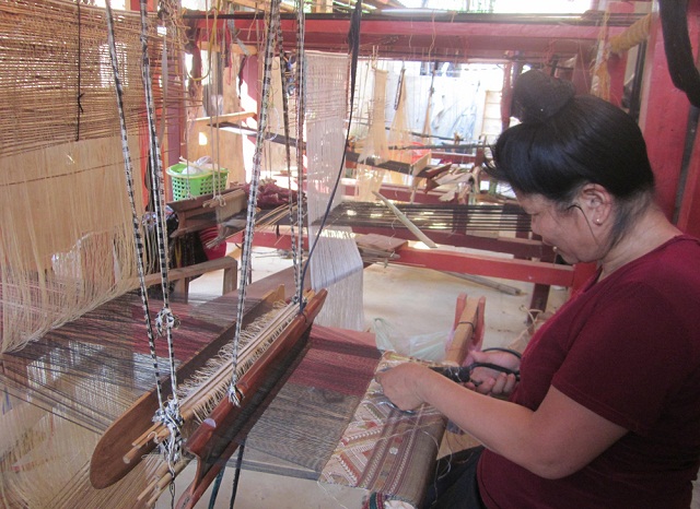 Phát triển nghề dệt là một trong những bước đi trọng tâm trong phát triển kinh tế xã hội của Núa Ngam (Ảnh: TL)