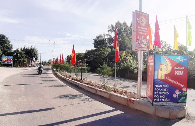 Diện mạo Duy Phú ngày càng khởi sắc nhờ xây dựng NTM.