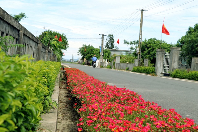 Bộ mặt nông thôn mới ở Nhuận Trạch ngày càng khởi sắc.