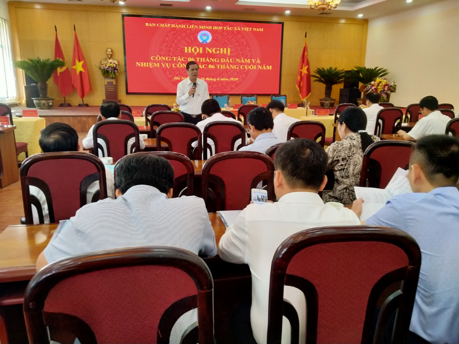 Tổ thảo luận số 1 Hội nghị Ban chấp hành Liên minh HTX Việt Nam lần thứ 10.