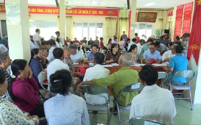 Xã Bình Định, luôn quan tâm đến cuộc sống người dân đặc biệt là các hộ nghèo, hộ cận nghèo.