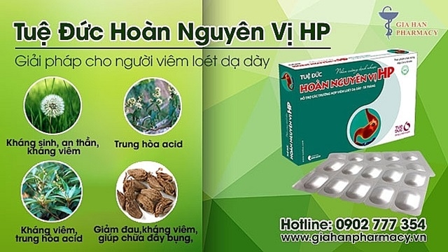 Thực phẩm Tuệ Đức Hoàn Nguyên Vị HP, Tuệ Đức Hoàn Nguyên Vị vi phạm quảng cáo (Ảnh Internet)
