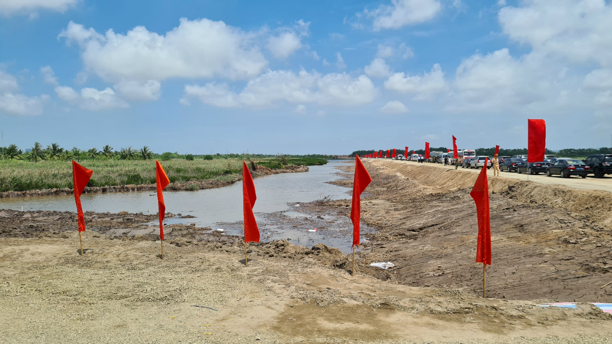 Chỉ hơn 1 năm nữa bãi đất đầm trong đảo Vũ Yên sẽ thay đổi bằng khu vui chơi giải tri, nhà ở, lớn nhất châu Á do Vingoup đầu tư 1 tỷ USD