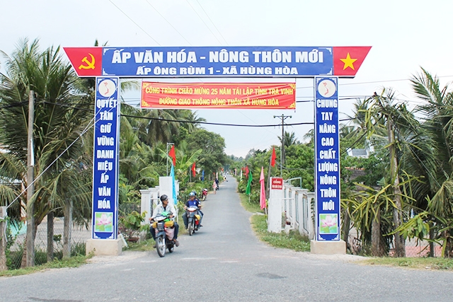 Tiểu Cần là huyện NTM đầu tiên của tỉnh Trà Vinh.