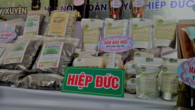 Các sản phẩm của HTX nấm Nhì Tây (Ảnh: TL)