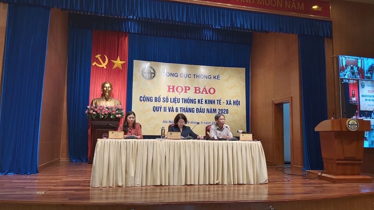 Tổng cục Thống kê họp báo thông tin về tình hình kinh tế - xã hội 6 tháng đầu năm 2020