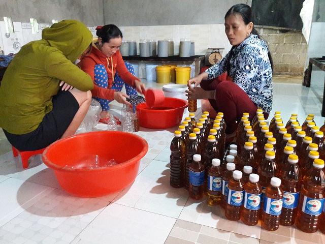 THT nước mắm Mỹ Thủy luôn lấy uy tín và chất lượng lên hàng đầu (Ảnh: TL)
