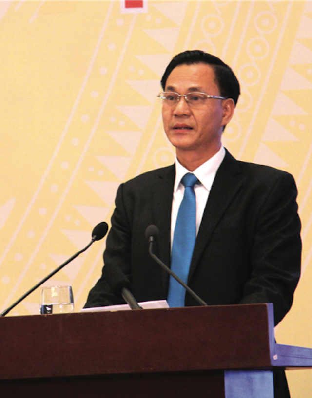 Đồng chí Nguyễn Mạnh Cường, uỷ viên Đảng đoàn, Bí thư Đảng uỷ Liên minh HTX Việt Nam