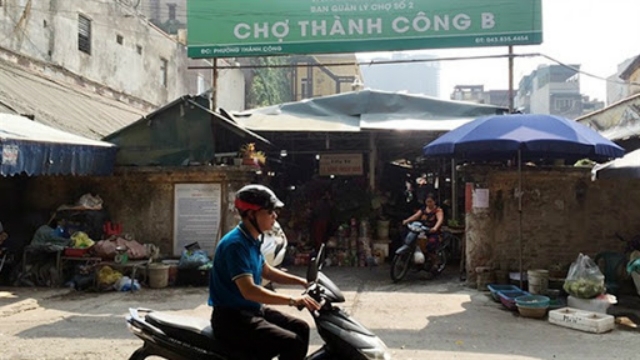 CTCP Tập đoàn Ecopark đề xuất sử dụng chợ Thành Công để cải tạo, xây dựng lại chung cư cũ Thành Công mà không phải bố trí tạm cư (Ảnh: Internet)