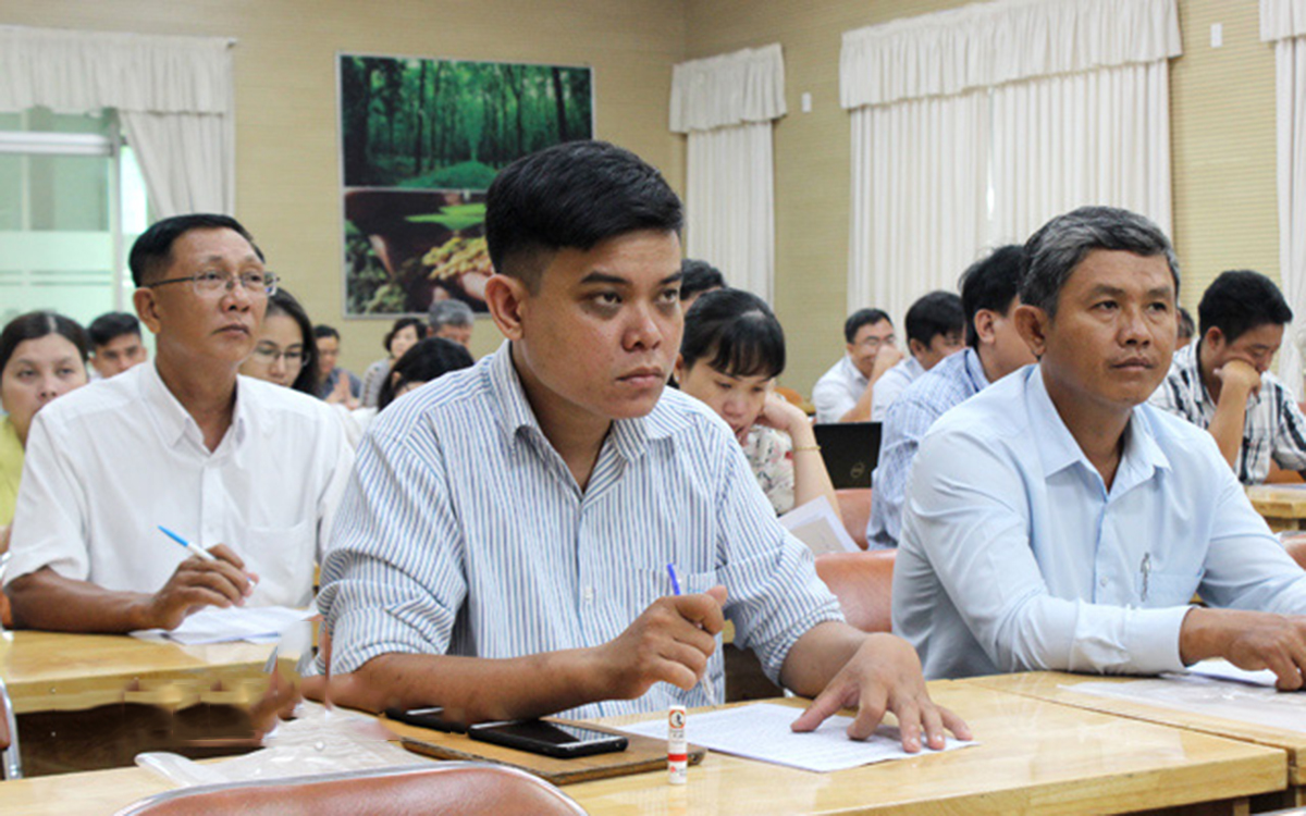 Các học viên tham gia lớp đào tạo nghề giám đốc HTX nông nghiệp (Ảnh: TL)