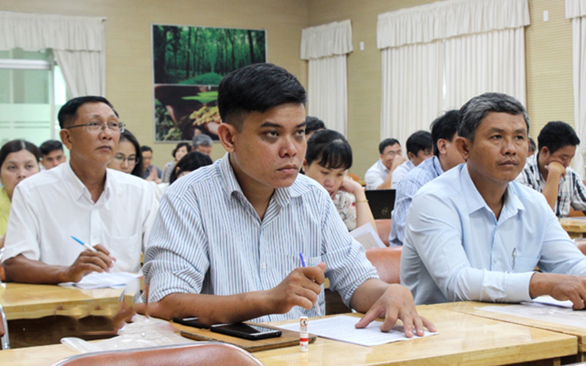 Các học viên tham gia lớp đào tạo nghề giám đốc HTX nông nghiệp (Ảnh: TL)