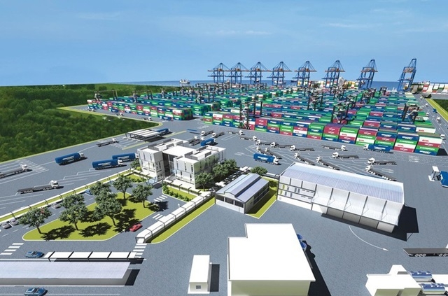 Cảng biển lớn nhất Việt Nam - Gemalink hoàn thành 80% tiến độ.