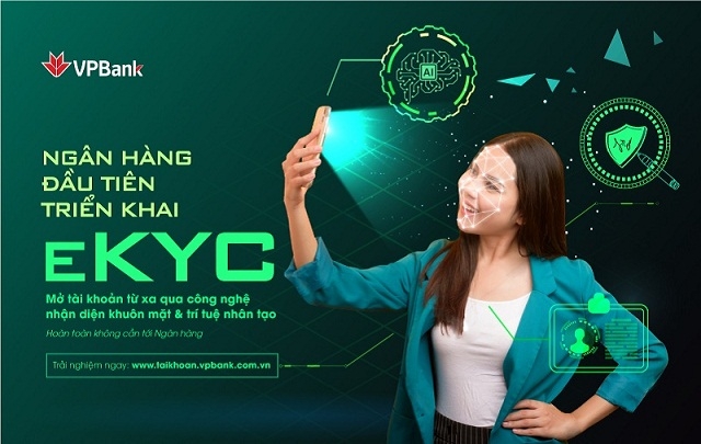 VPBank là ngân hàng đầu tiên triển khai eKYC