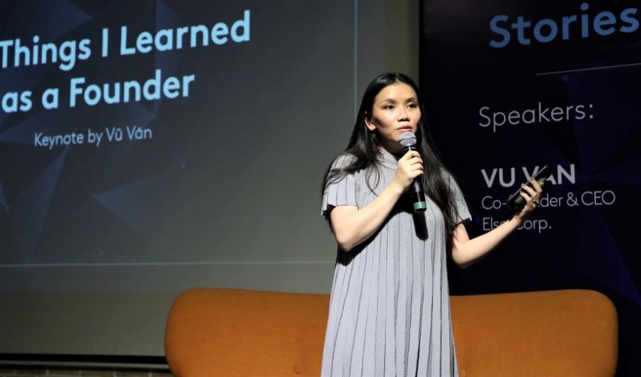 CEO ứng dụng ELSA Văn Đinh Hồng Vũ là nữ doanh nhân Endeavor đầu tiên của Việt Nam (Ảnh TL)