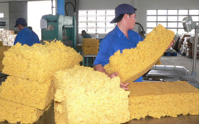 Trung Quốc giảm nhập khẩu cao su từ Việt Nam (Ảnh: TL)