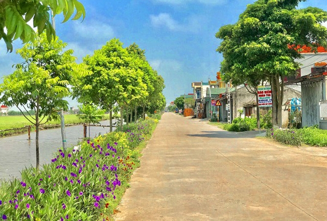 Cảnh quan xanh, sạch, đẹp góp phần vào việc xây dựng NTM bền vững tại huyện Yên Khánh (Ảnh:TL)