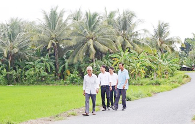 Nhờ huy động được sức dân, Bình Ninh đã về đích NTM vào tháng 6/2020.