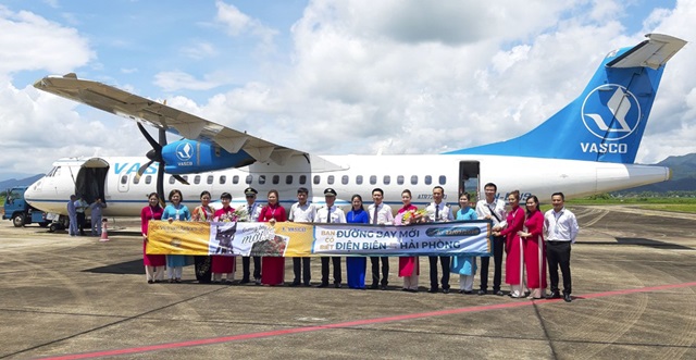 Vietnam Airlines mở đường bay mới Điện Biên - Hải Phòng.