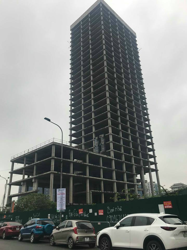 Dự án Vicem Tower đến nay vẫn không có bất cứ hoạt động xây dựng nào, khiến lãng phí nguồn lực đất đai, tài chinh của Nhà nước