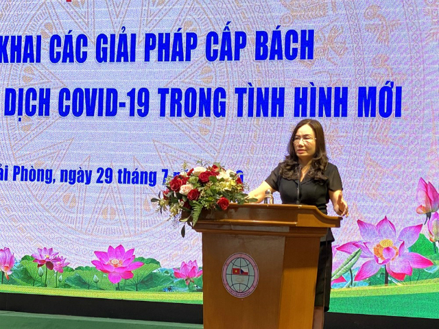 Giám đốc Sở Y tế Phạm Thu Xanh chủ trì Hội nghị