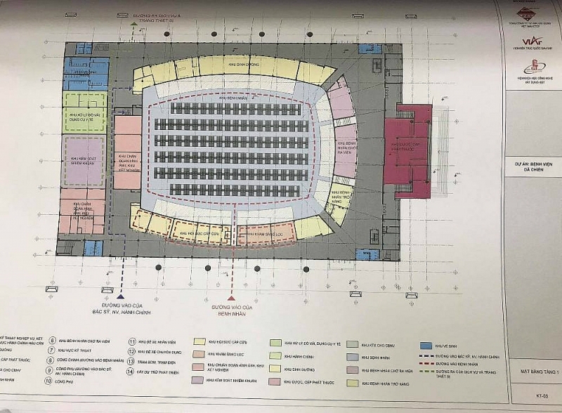 Bản vẽ thiết kế bệnh viện dã chiến tại Đà Nẵng