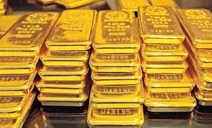 Giá vàng cao hơn khoảng 28,8%, tương đương tăng 438 USD/ounce so với đầu năm 2020 (Ảnh: Internet)