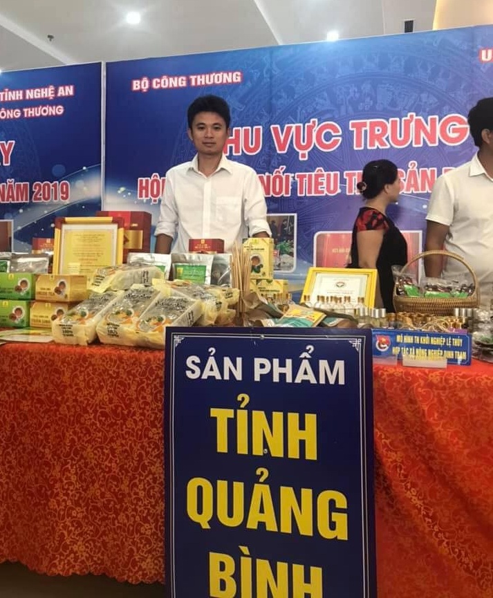HTX sinh thái Sông Son đưa sản phẩm miến dong tham gia hội chợ khu vực miền Trung-Tây Nguyên