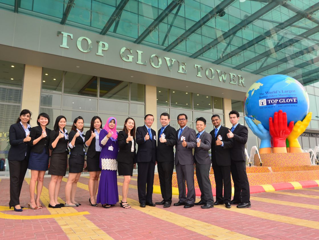 Nhóm phát triển kinh doanh của Găng tay hàng đầu năm 2015. Koala83920