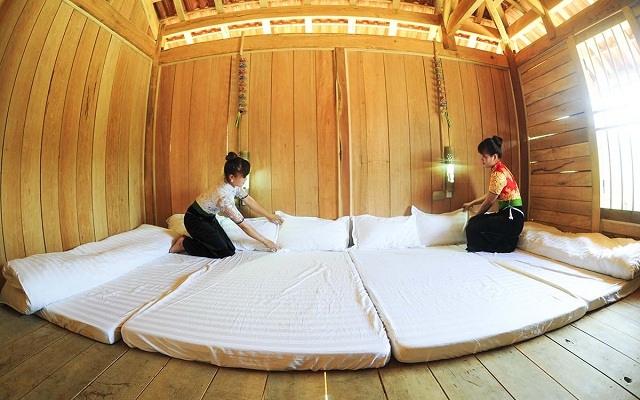 Homestay của HTX du lịch bản Áng.