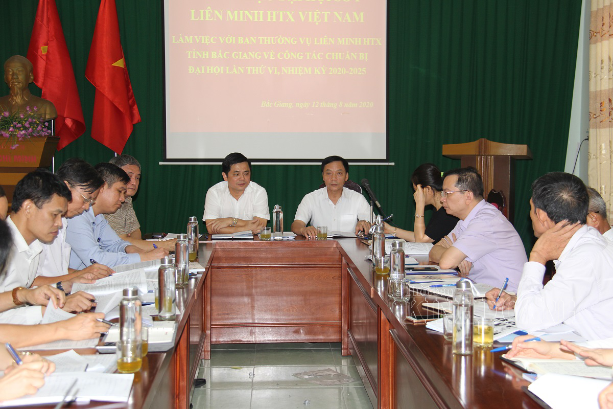 Liên minh HTX tỉnh Bắc Giang dự kiến tổ chức Đại hội khoá VI, nhiệm kỳ 2020-2025 vào cuối tháng 8.2020