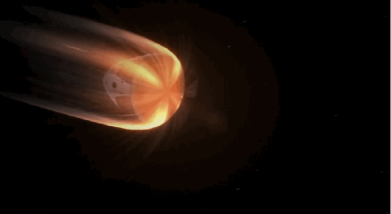 Elon Musk trước đây đã nói rằng việc đi xuyên qua bầu khí quyển làm hấp thụ lượng nhiệt lên đến 1.930 ° C là mối quan tâm lớn nhất của ông. Điều này là do thiết kế bất đối xứng của tàu vũ trụ do phải chứa hệ thống thoát hiểm khẩn cấp trong trường hợp tên lửa phóng giữa chuyến bay bị hỏng. Đây chính là giai đoạn làm Elon Musk thấy lo lắng nhất trong hành trình trở về nếu Endeavour bị lắc lư quá nhiều khi hạ cánh sẽ gây ra nguy cơ plasma trong bộ đẩy ống xả của Super Draco.