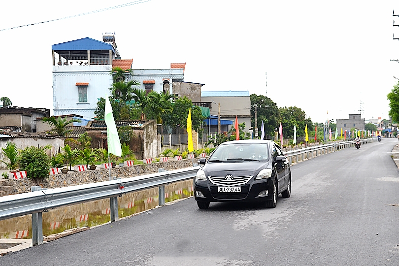 Đường nông thôn mới xã Nam Hồng, huyện Nam Trực (Ảnh:TL)