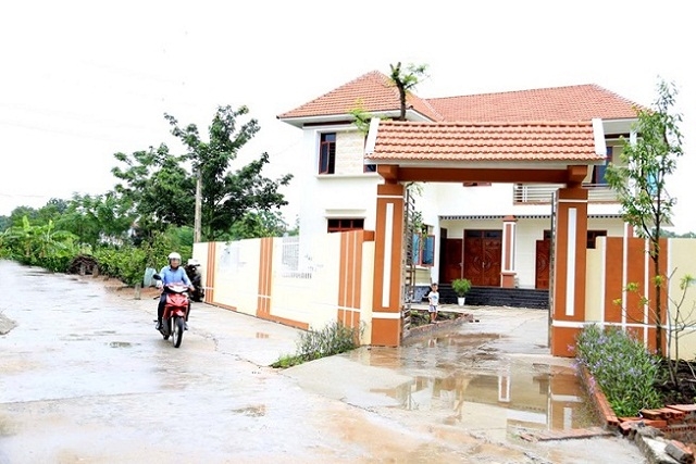 Một góc nông thôn mới ở Tiên Nữ hôm nay (Ảnh: Hà Trương)