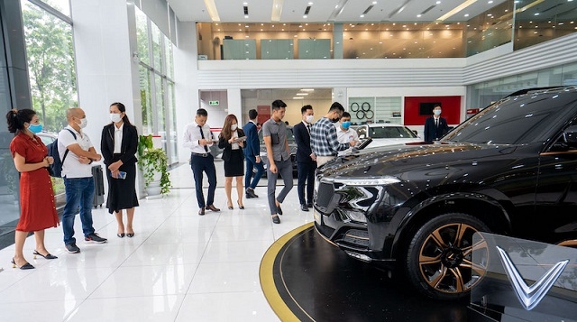 Mẫu xe VinFast President được trưng bày tại hệ thống Showroom và Đại lý chính thức tại 3 miền Bắc – Trung – Nam.