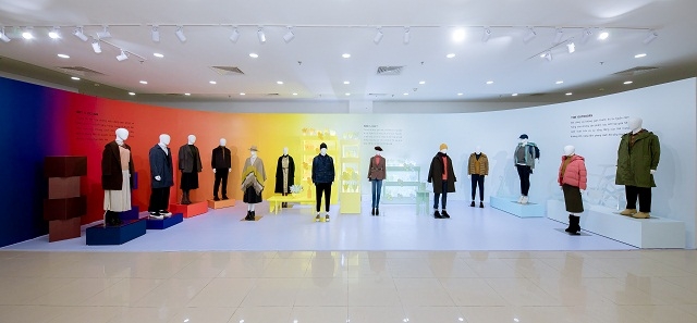 Toàn cảnh khu trưng bày với chủ đề Thành phố Bền vững của tại Sự kiện về Lifewear lần này.