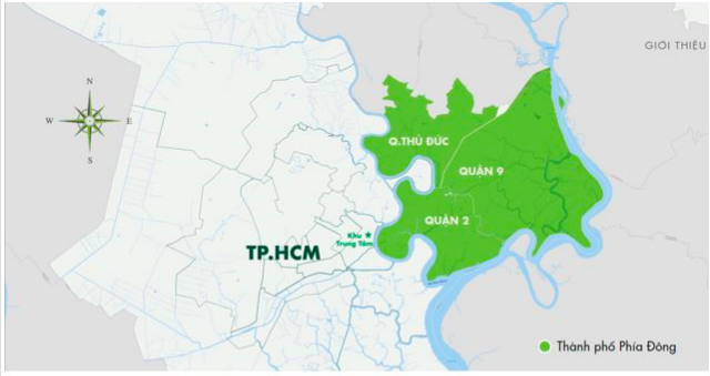 Việc phát triển thành phố phía Đông sẽ mang lại nhiều cơ hội mua bán bất động sản